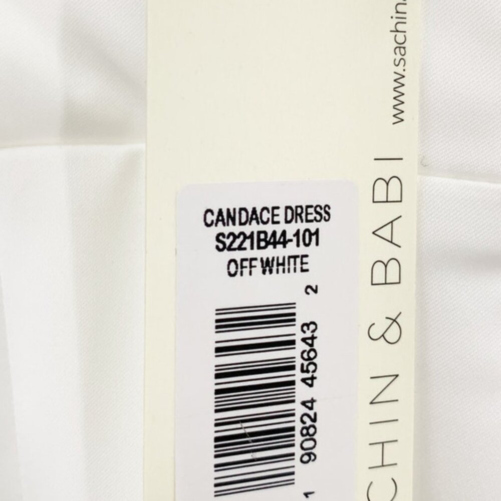 NWT SACHIN + BABI Dress Evening Gown Candace Lace Cream Ivory Hi Low 10 - Picture 9 of 12
